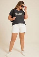 Plus Size Be A Good Human Classic Fit Graphic Tee, C1876, small