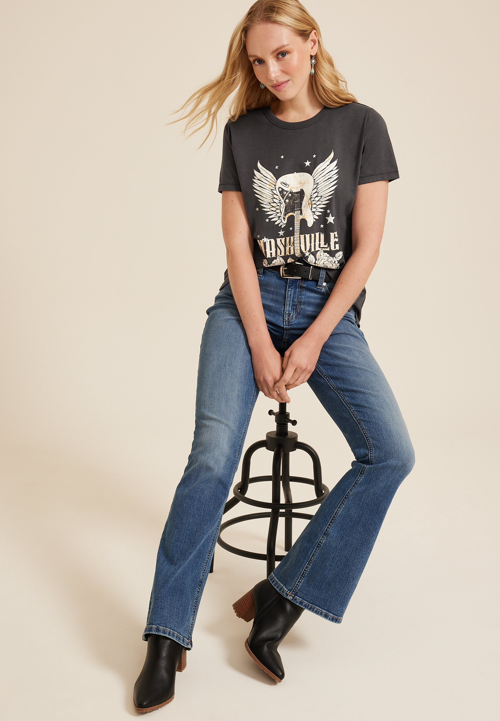 Nashville Classic Fit Graphic Tee, C1876, large