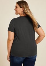 Plus Size Nashville Classic Fit Graphic Tee, PHANTOM BLACK, small