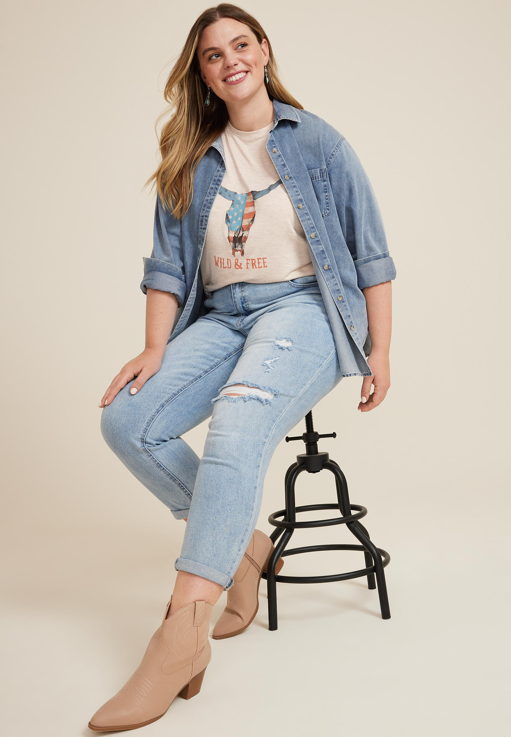 Americana Graphic Tee, C1524, large