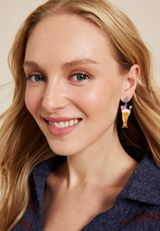 Americana Beer Drop Earrings, , small