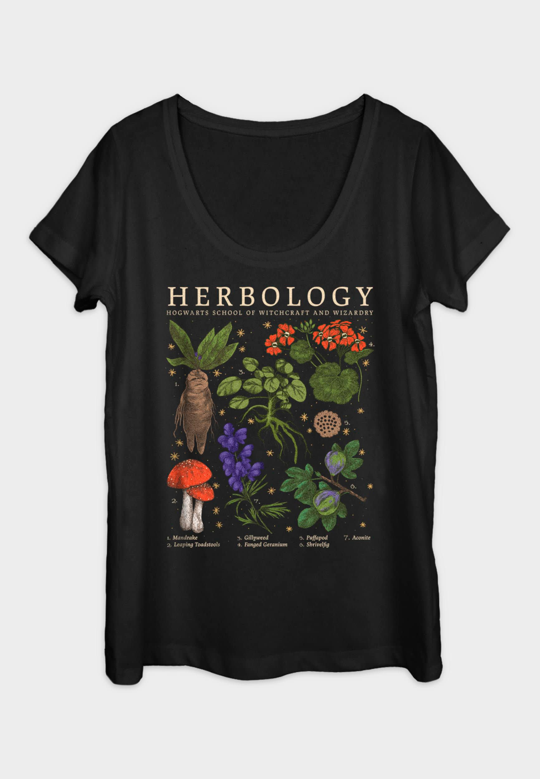 Fifth Sun Harry Potter Herbology Graphic Tee