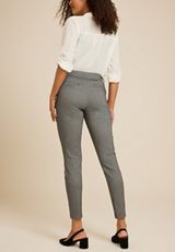 Bengaline Textured Mid Rise Skinny Pant, , small