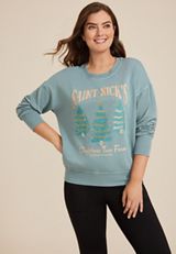 St Nicks Christmas Tree Farm Relaxed Fit Sweatshirt, C9826, small