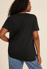Plus Size Everythings Fine Relaxed Fit Graphic Tee, C106, small