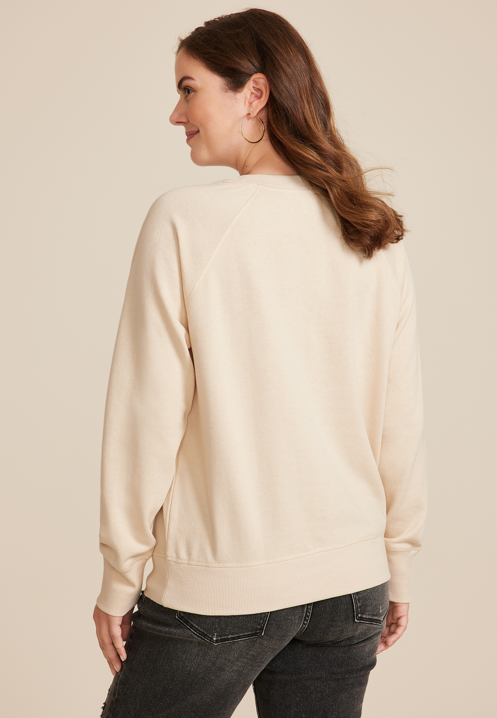 Peanuts Holiday Relaxed Fit Sweatshirt, C4681, large