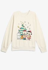Peanuts Holiday Relaxed Fit Sweatshirt, C4681, small