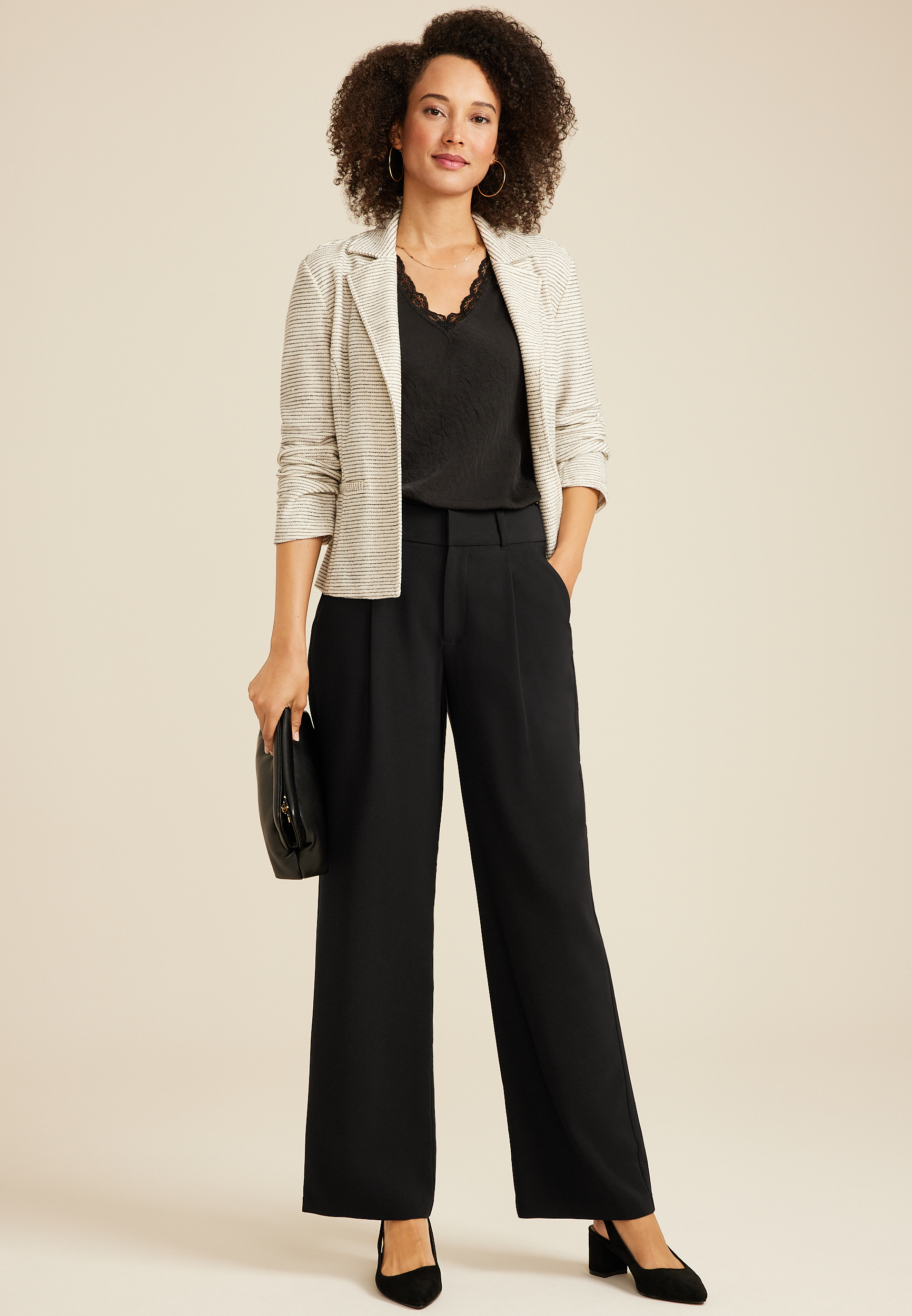 HFS Idealist High Rise Wide Leg Dress Pant, C106, large