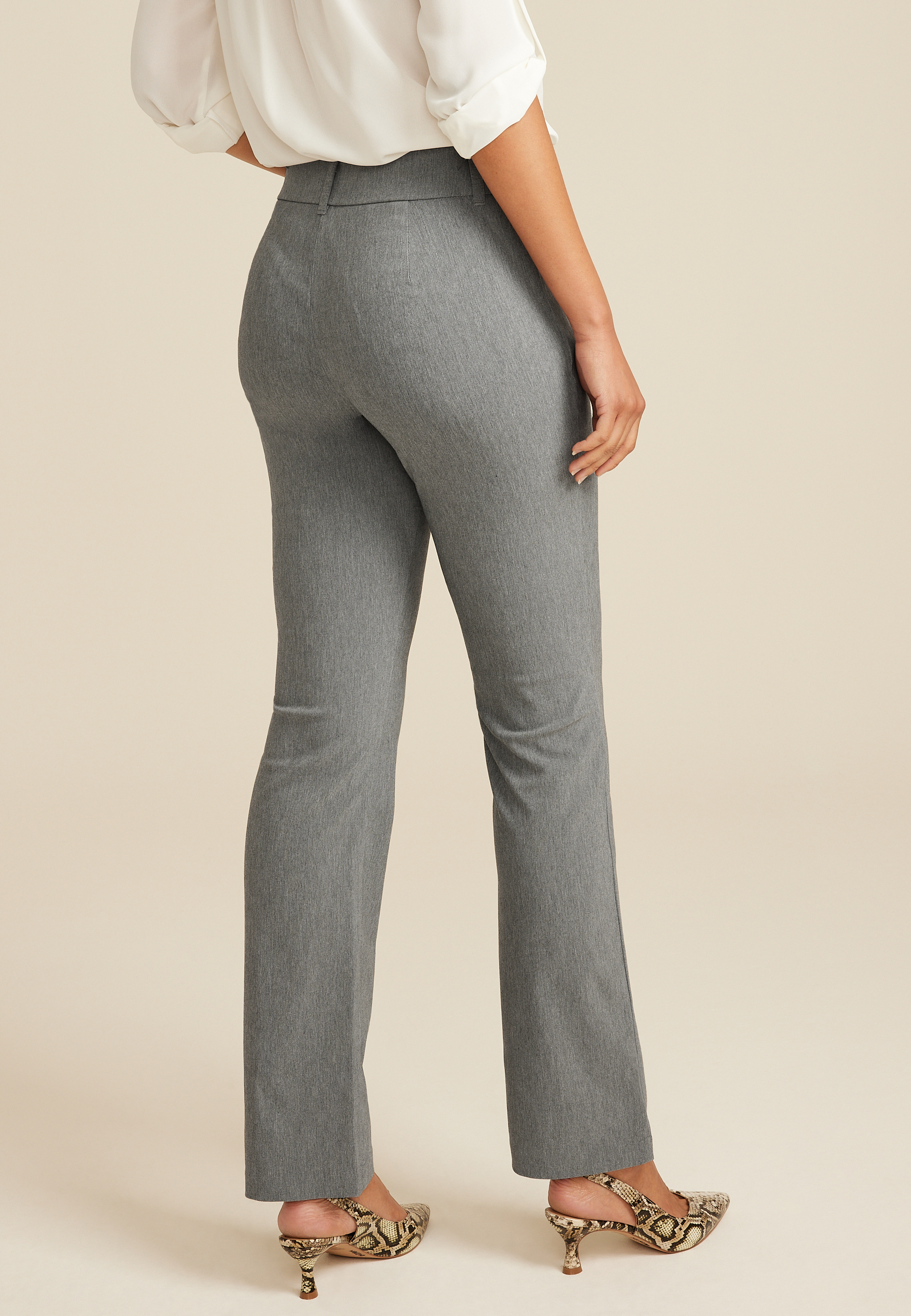 Bengaline Mid Rise Bootcut Pant, C2820, large
