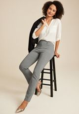 Bengaline Mid Rise Bootcut Pant, C2820, small