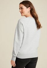 Wicked Relaxed Fit Sweatshirt, HEATHER GRAY, small