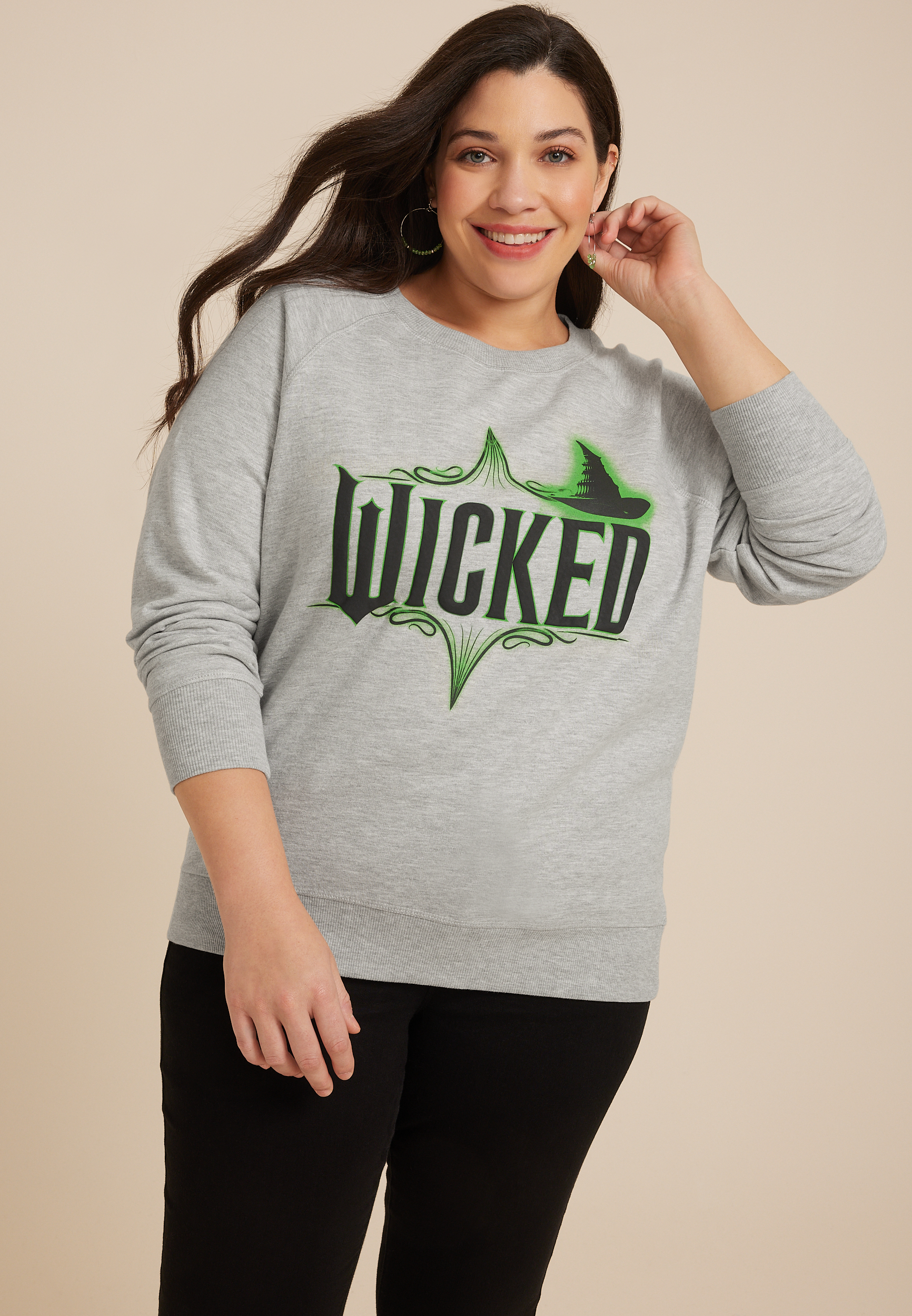 Plus Wicked Relaxed Fit Sweatshirt