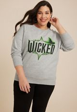 Plus Size Wicked Relaxed Fit Sweatshirt, C151, small