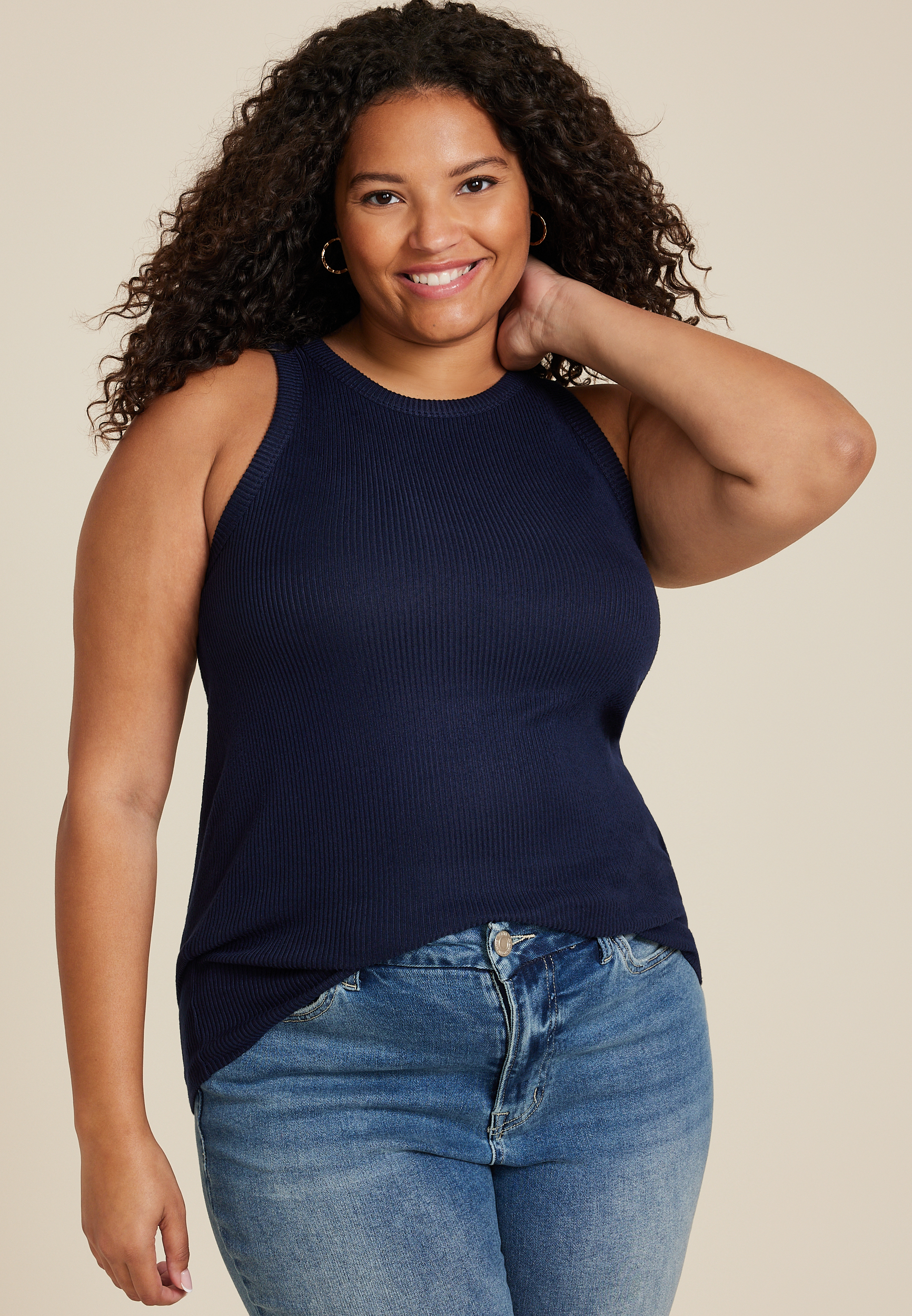 Blue Plus Size Tops maurices