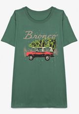 Bronco Holiday Truck Oversized Fit Graphic Tee, C2876, small