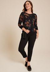 Haven Round Hem Floral Tunic, C1756, small