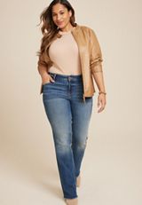 Plus Size 24/7 Wavy Ribbed High Neck Tank Top, OATMEAL, small