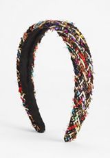 Colorful Tweed Headband, MULTI, small