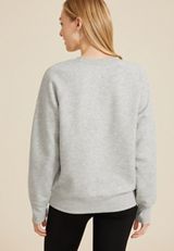 National Lampoon's Christmas Relaxed Fit Sweatshirt, LIGHT HEATHER GRAY, small