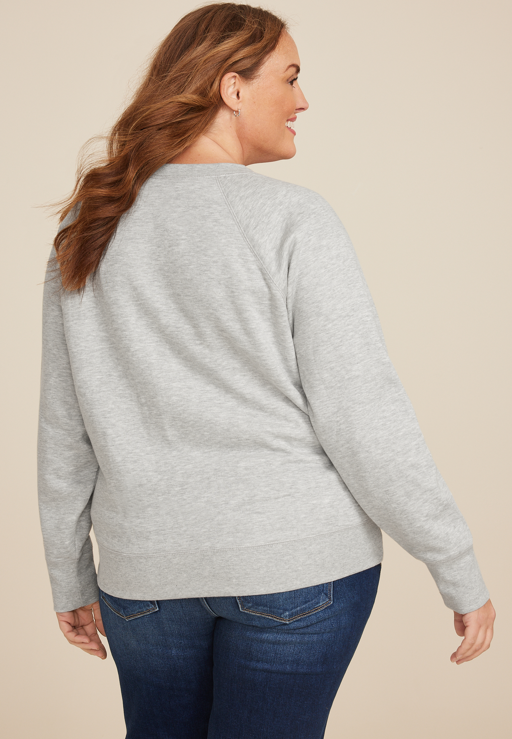 Plus Size National Lampoon's Christmas Relaxed Fit Sweatshirt, LIGHT HEATHER GRAY, large