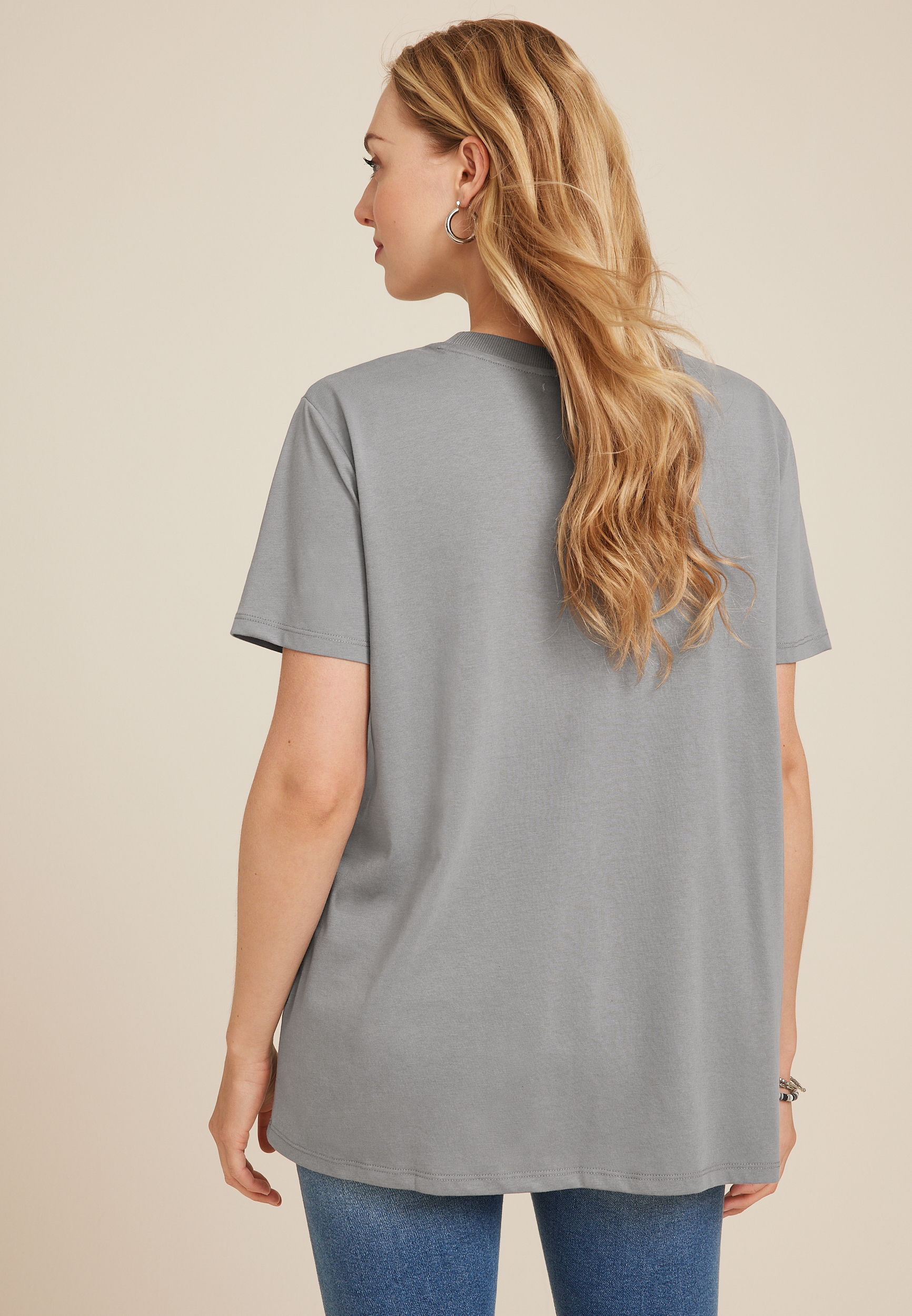 Game Day Oversized Fit Graphic Tee, C125, large
