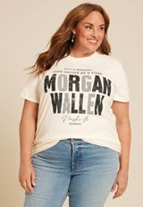 Plus Size Morgan Wallen Oversized Fit Graphic Tee, C2789, small