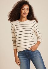Haven Striped Straight Hem Top, C1008, small
