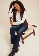 Cozy Ribbed Snap Cuff V Neck Long Sleeve Tee, C3348, small