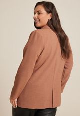 Plus Size Boyfriend Blazer, C7208, small