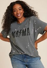 Plus Size Mama Oversized Fit Graphic Tee, C5105, small