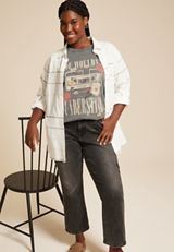 Plus Size Vintage Soul Cassette Tape Oversized Fit Graphic Tee, C829, small