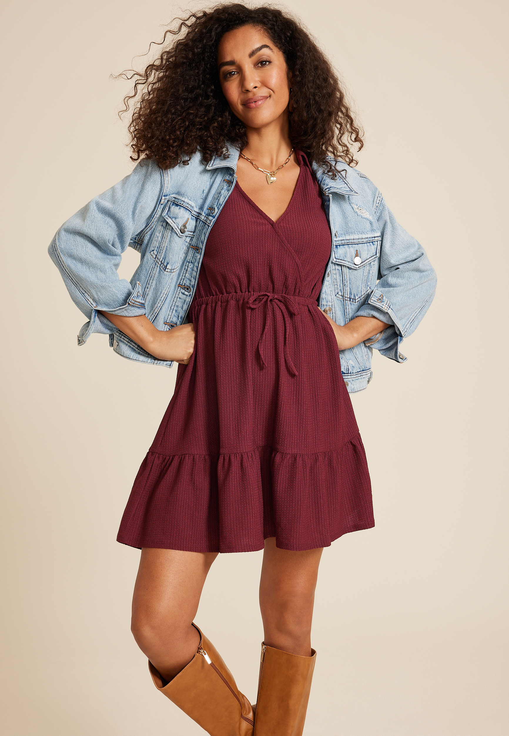 Jonny Collar Skater Dress