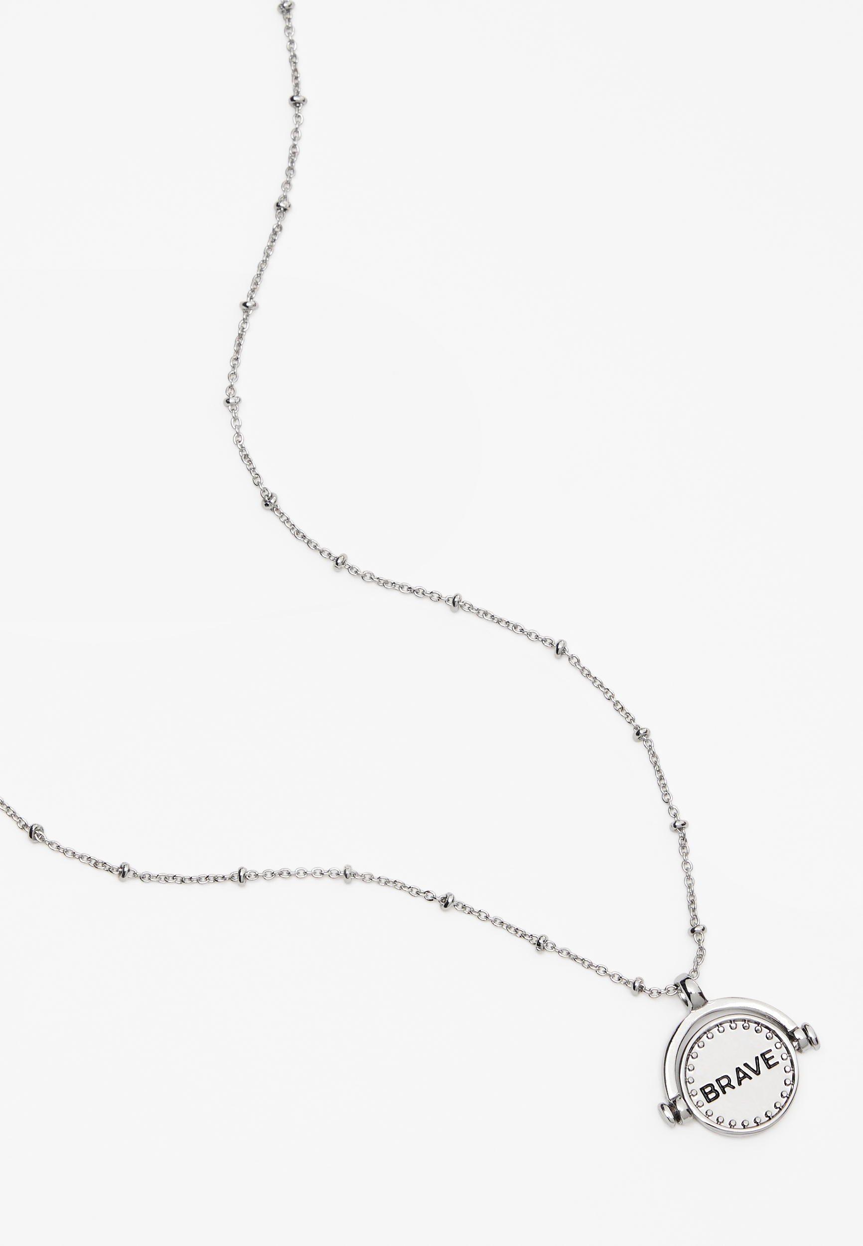 Brave Fidget Pendant Necklace