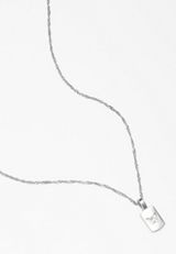 Silver Butterfly Pendant Necklace, , small
