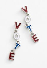 Vote Drop Earrings, C1524, small