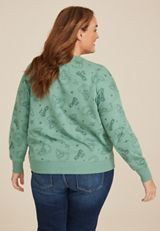 Plus Size The Grinch Relaxed Fit Sweatshirt, C9850, small