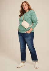 Plus Size The Grinch Relaxed Fit Sweatshirt, C9850, small