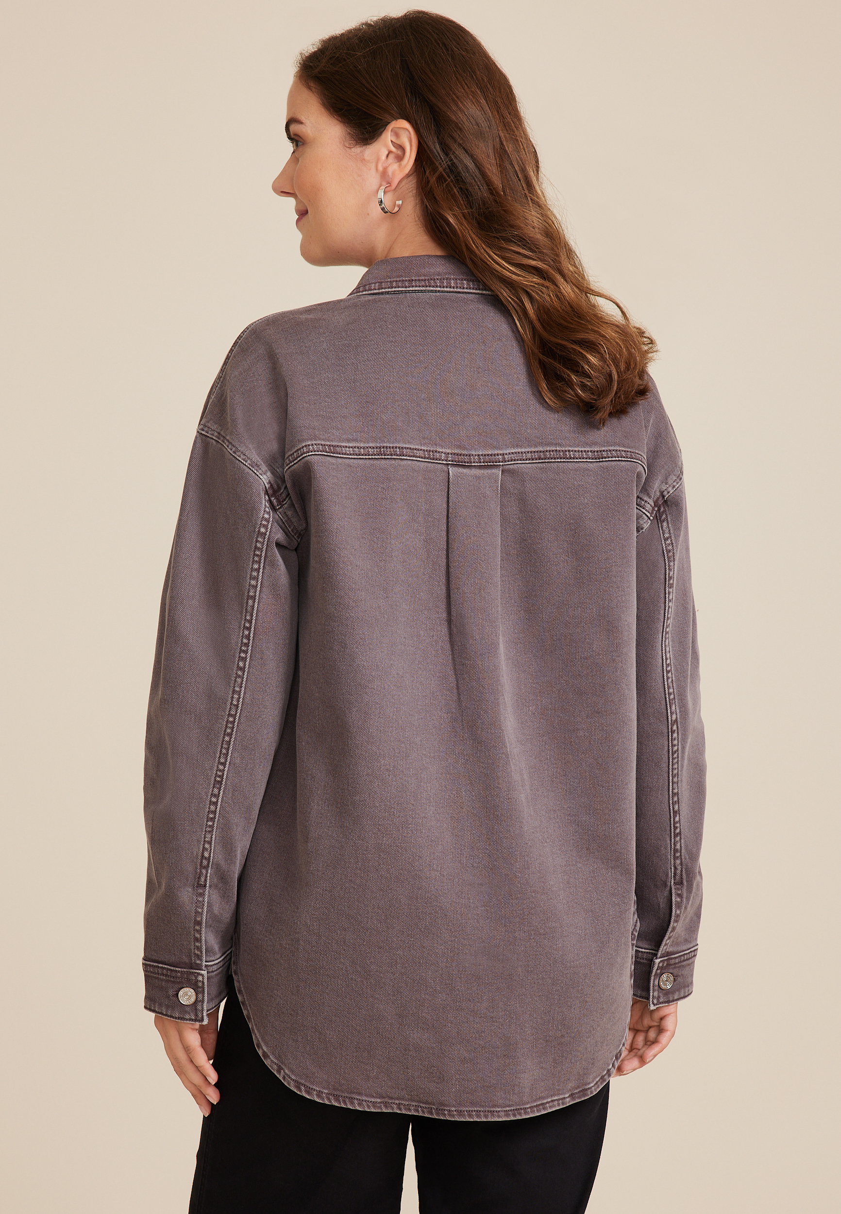 m jeans by maurices&trade; Color Denim Shacket, C5975, large