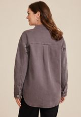 m jeans by maurices&trade; Color Denim Shacket, C5975, small