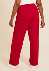 Plus High Rise Fleece Wide Leg Sweatpant, C4744, small