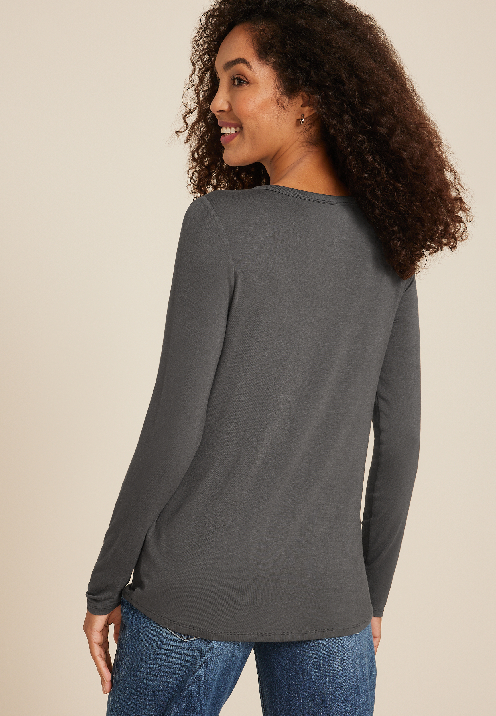 24/7 Kennedy Crew Neck Long Sleeve Tee, C4033, large