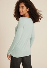 24/7 Kennedy Crew Neck Long Sleeve Tee, C3436, small