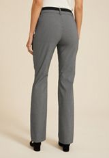 Bengaline Contrast Waist Mid Rise Bootcut Pant, C1755, small