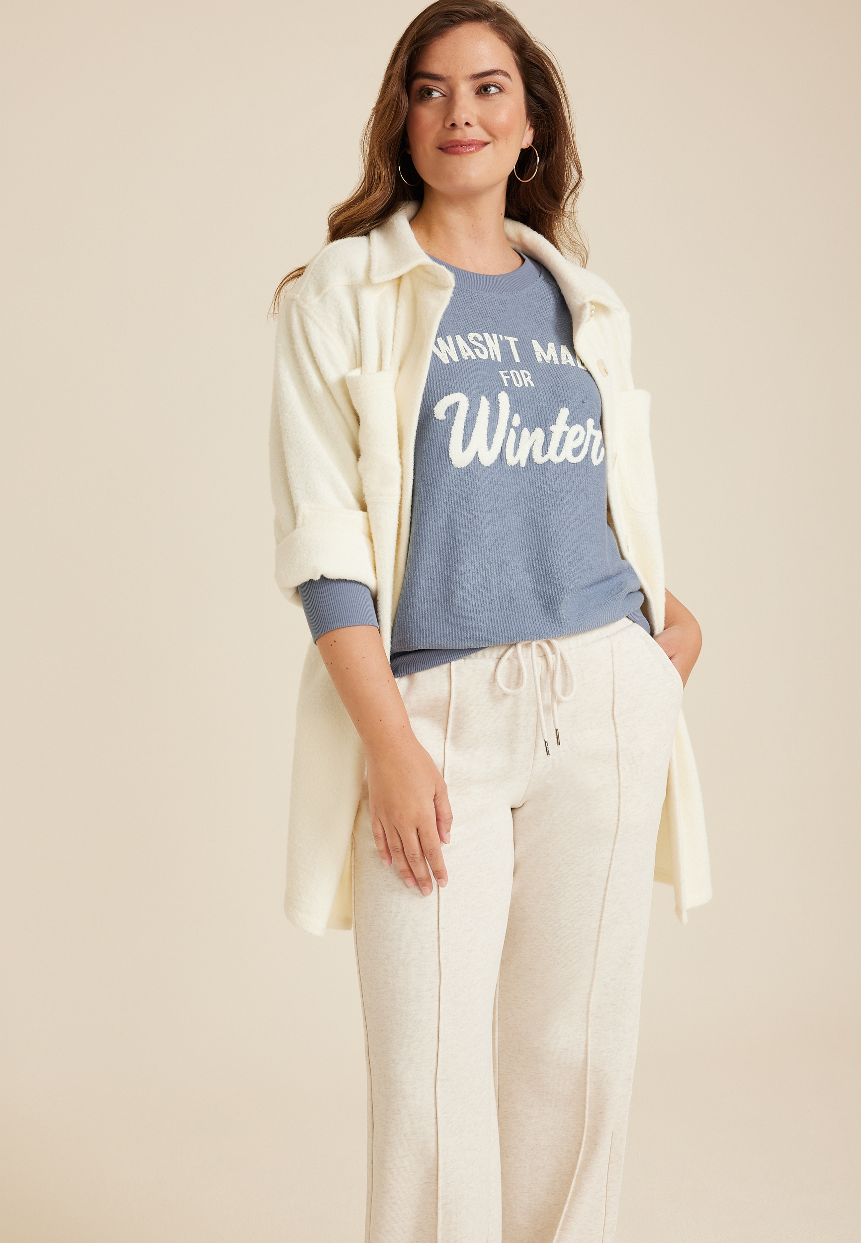 I Wasnt Made For Winter Relaxed Fit Pullover, C4656, large