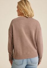 Nashville Tennessee Chenille Boot Relaxed Fit Sweatshirt, C115, small