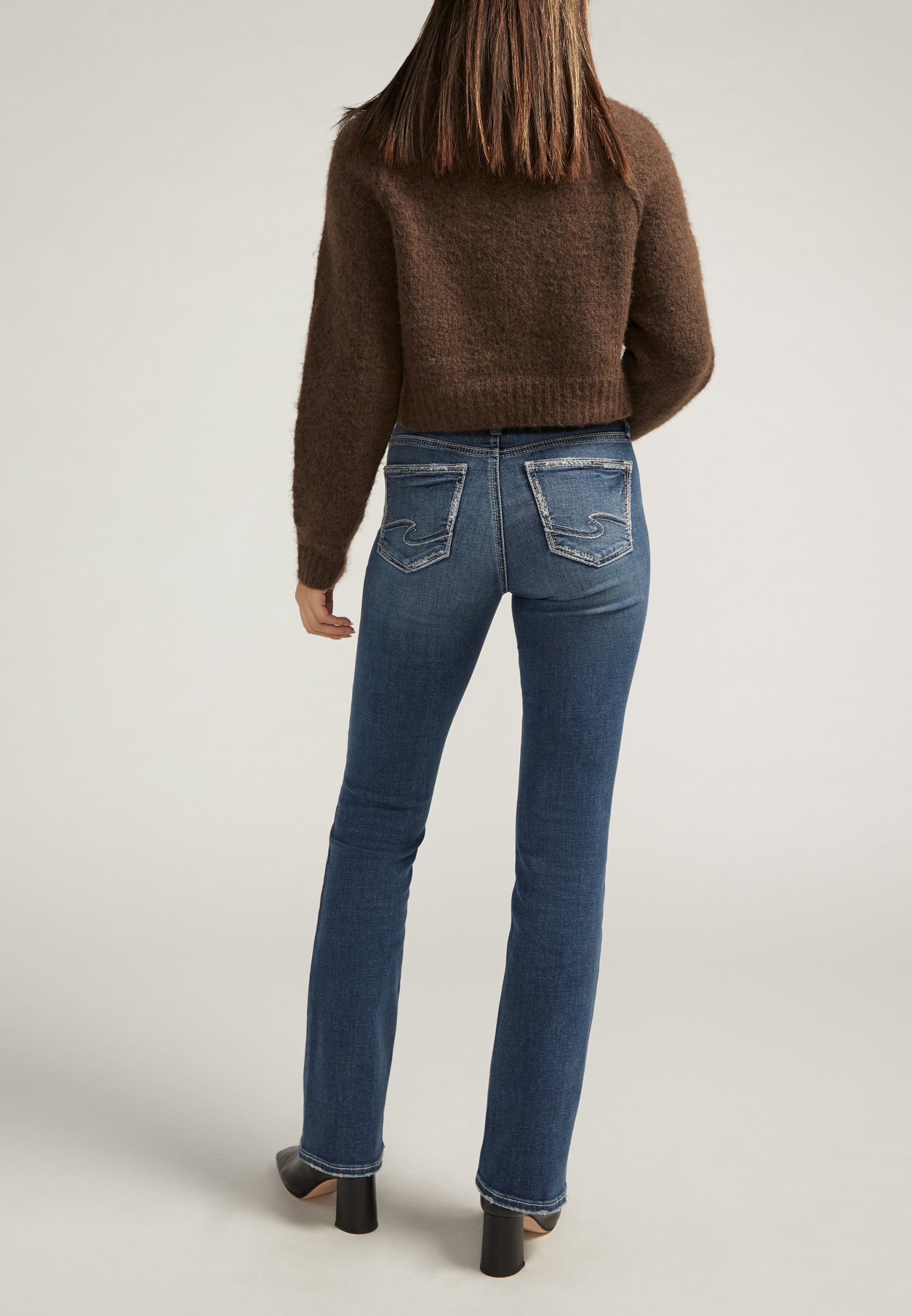 Silver Jeans Co.&reg; Suki Curvy Mid Rise Slim Boot Jean, C3337, large