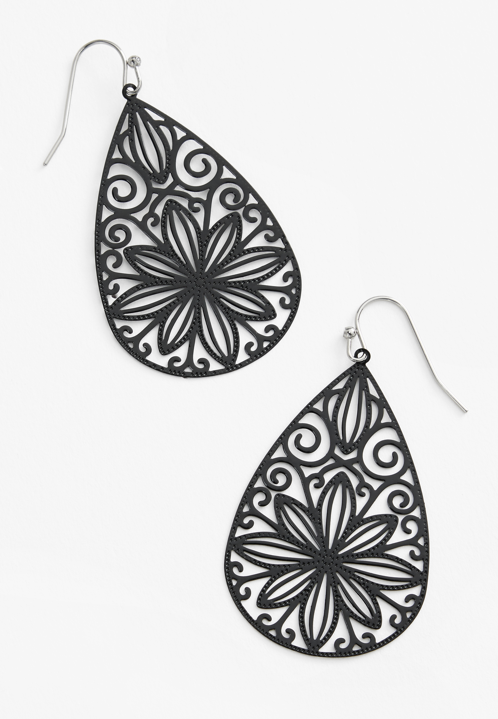 Filigree Teardrop Earrings