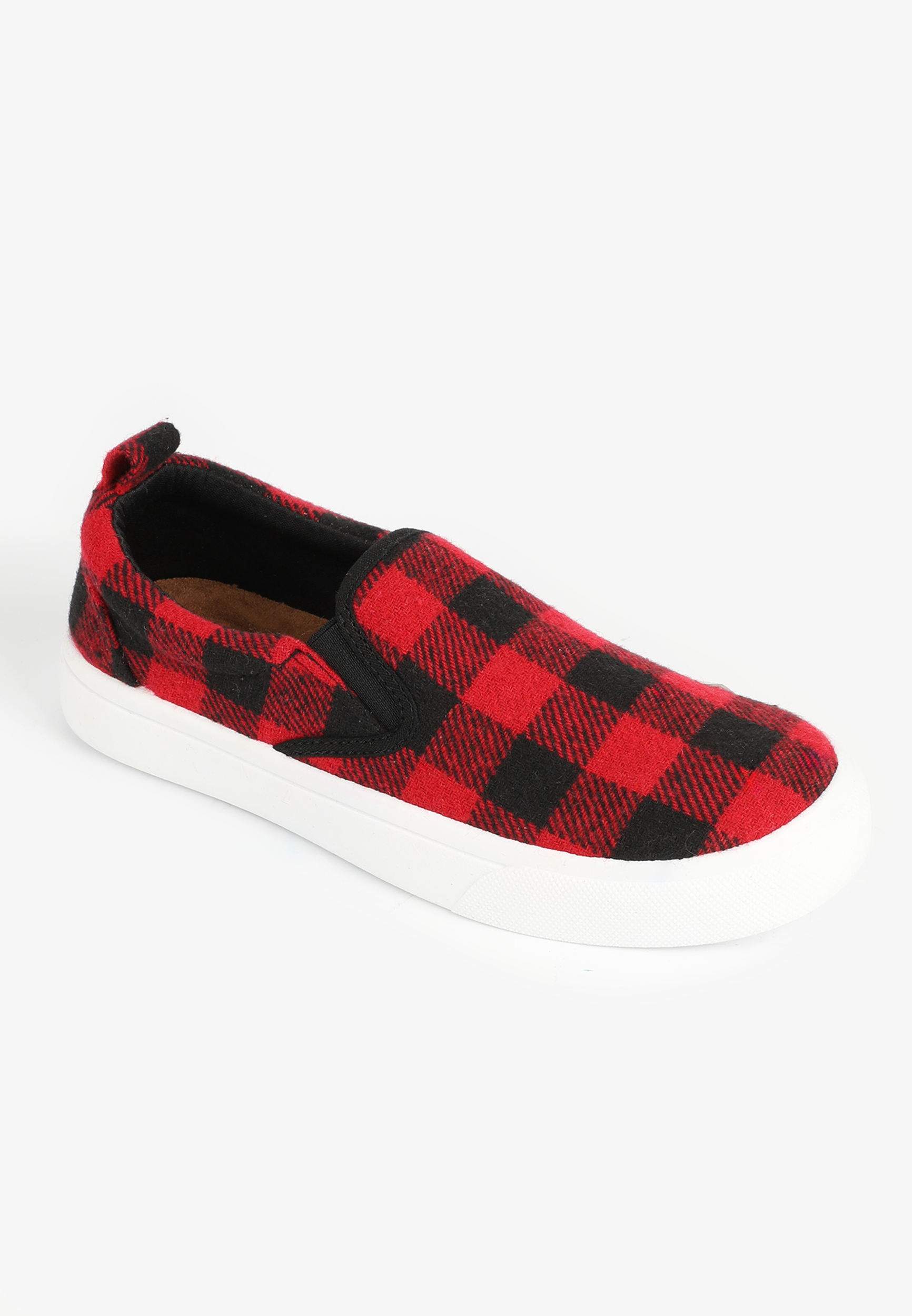 SuperCush Kate Buffalo Plaid Slip On Sneaker