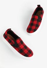 SuperCush Kate Buffalo Plaid Slip On Sneaker, C1756, small