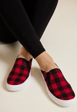 SuperCush Kate Buffalo Plaid Slip On Sneaker, C1756, small